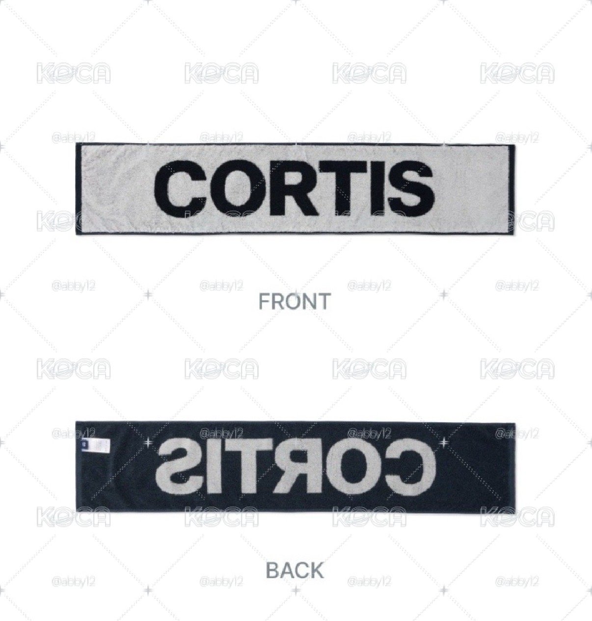 cortis現貨毛巾 全新未拆