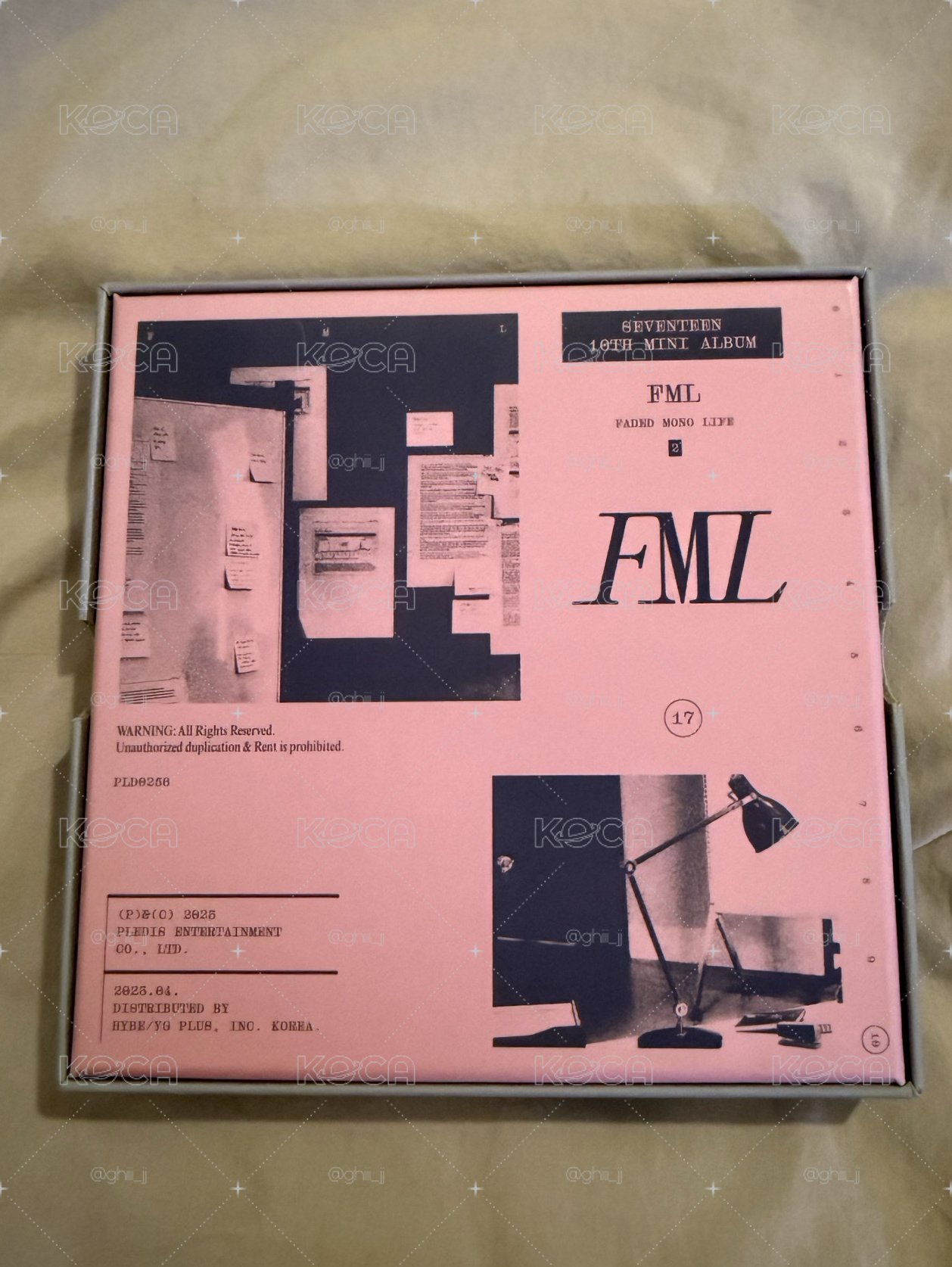 SEVENTEEN FML Faded Mono Life 空專