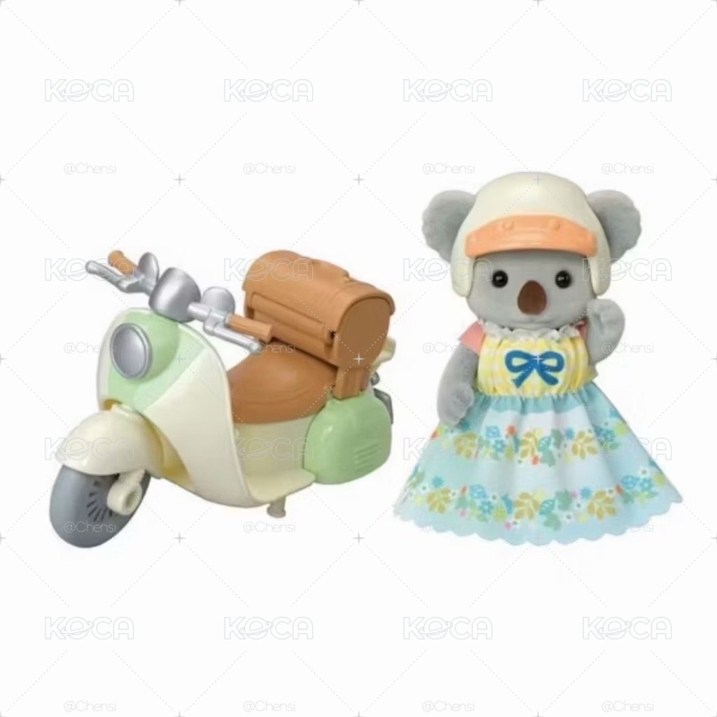 森林家族無尾熊媽媽摩托車