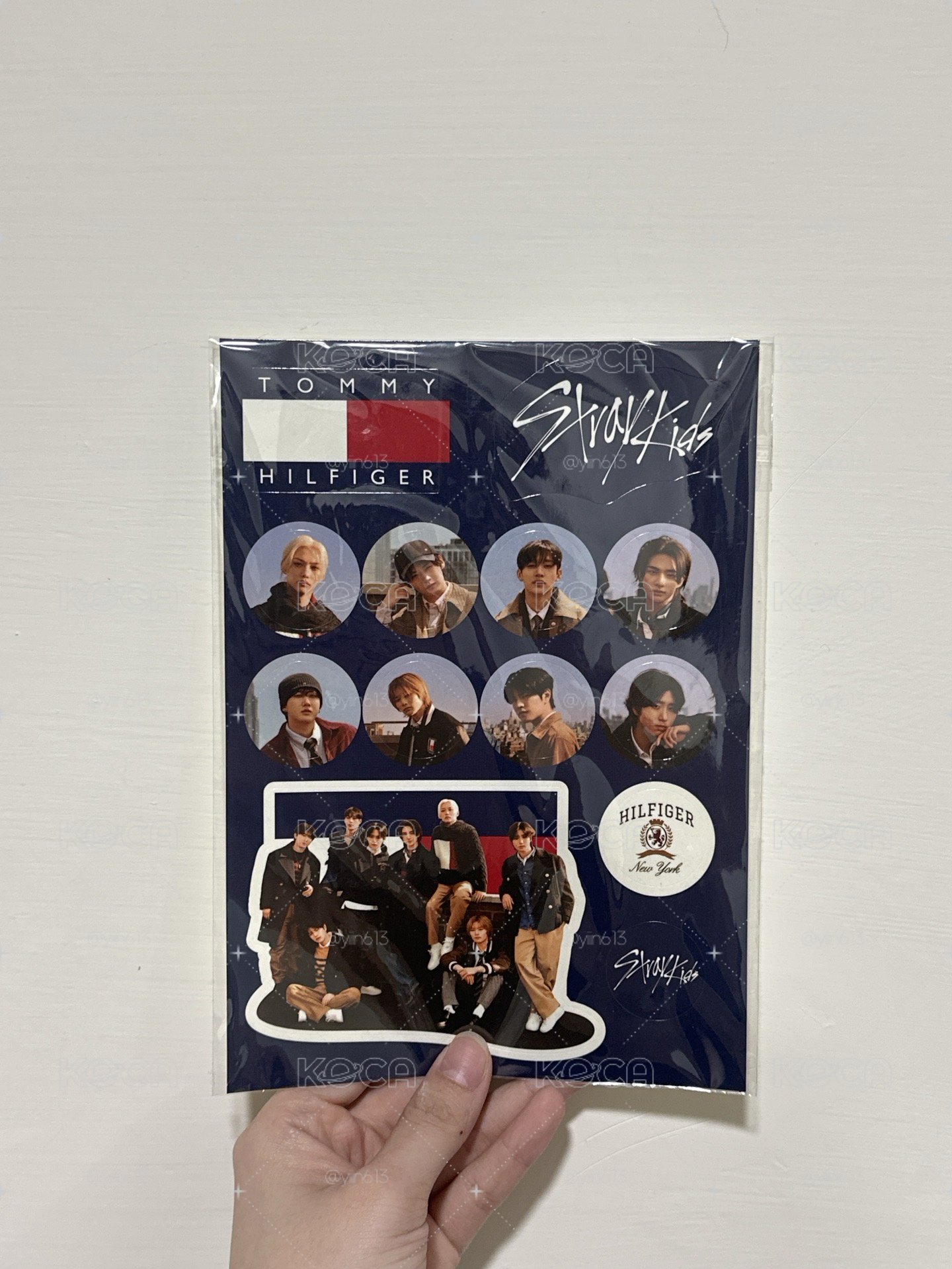 Tommy Hilfiger 貼紙+寅明信片