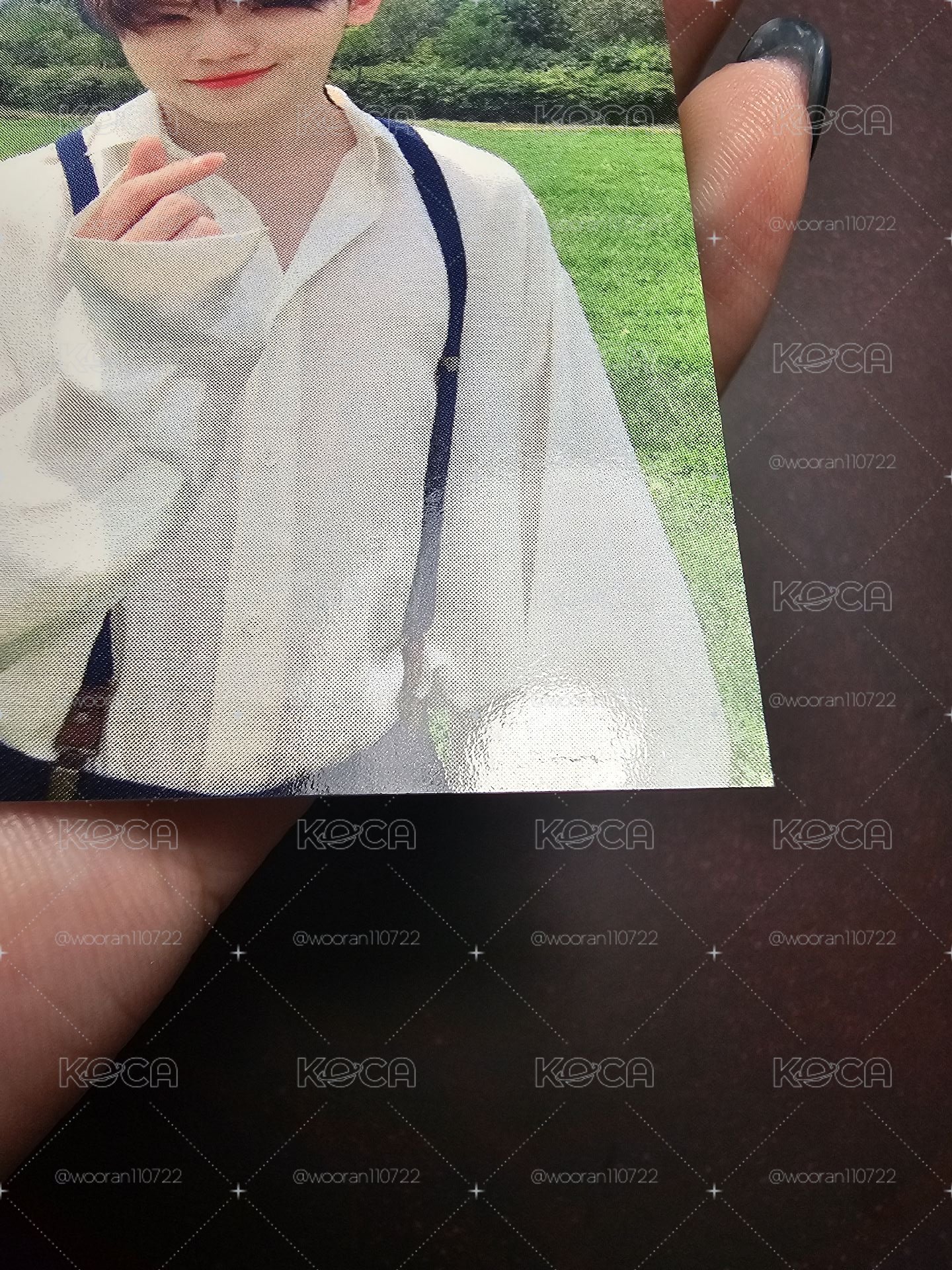 Woozi 李知勳 正三 貝雷帽打歌卡 