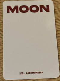 MOON 入場排隊 打歌卡 團卡