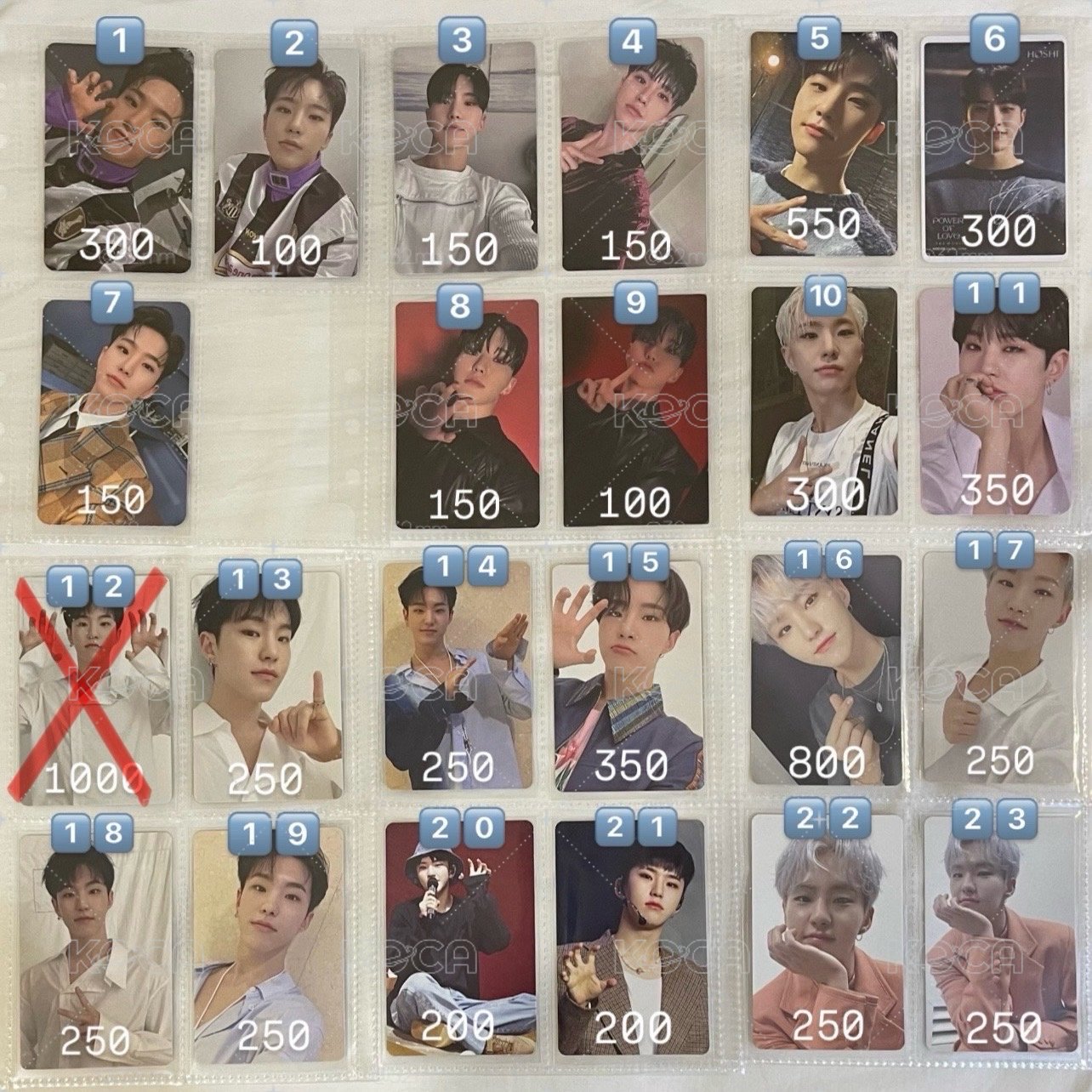 Seventeen Hoshi 小卡 特典卡 克拉棒 手燈 大扇