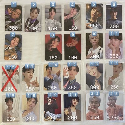 Seventeen Hoshi 小卡 特典卡 克拉棒 手燈 大扇