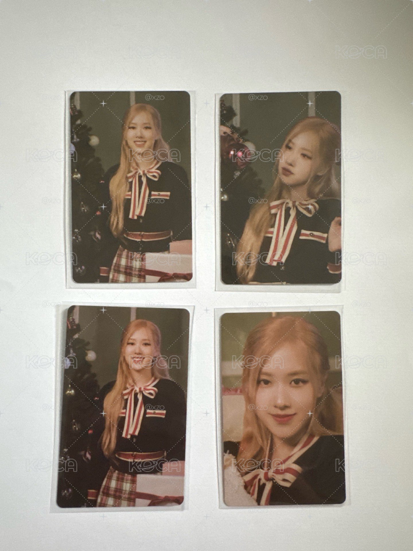 THE GAME Rosé 聖誕節限定版官方小卡