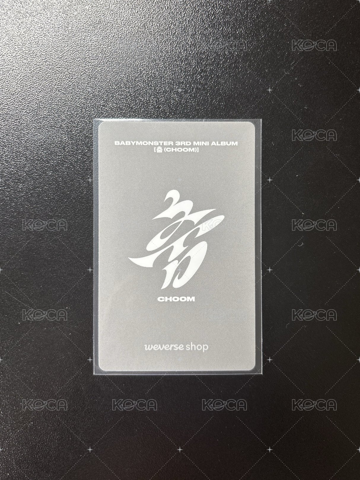 춤 (CHOOM) wvs 單封預售D Ver. 特典卡（微損）