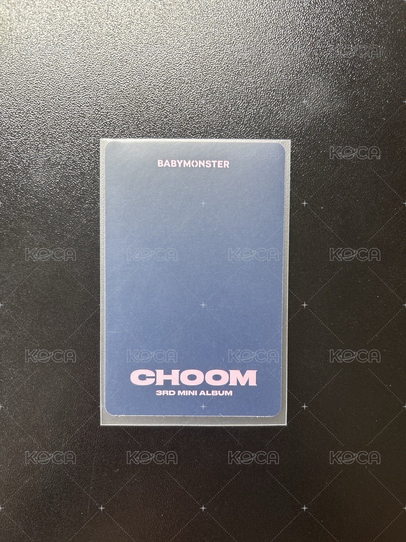  춤 (CHOOM) 單封 專輯卡 