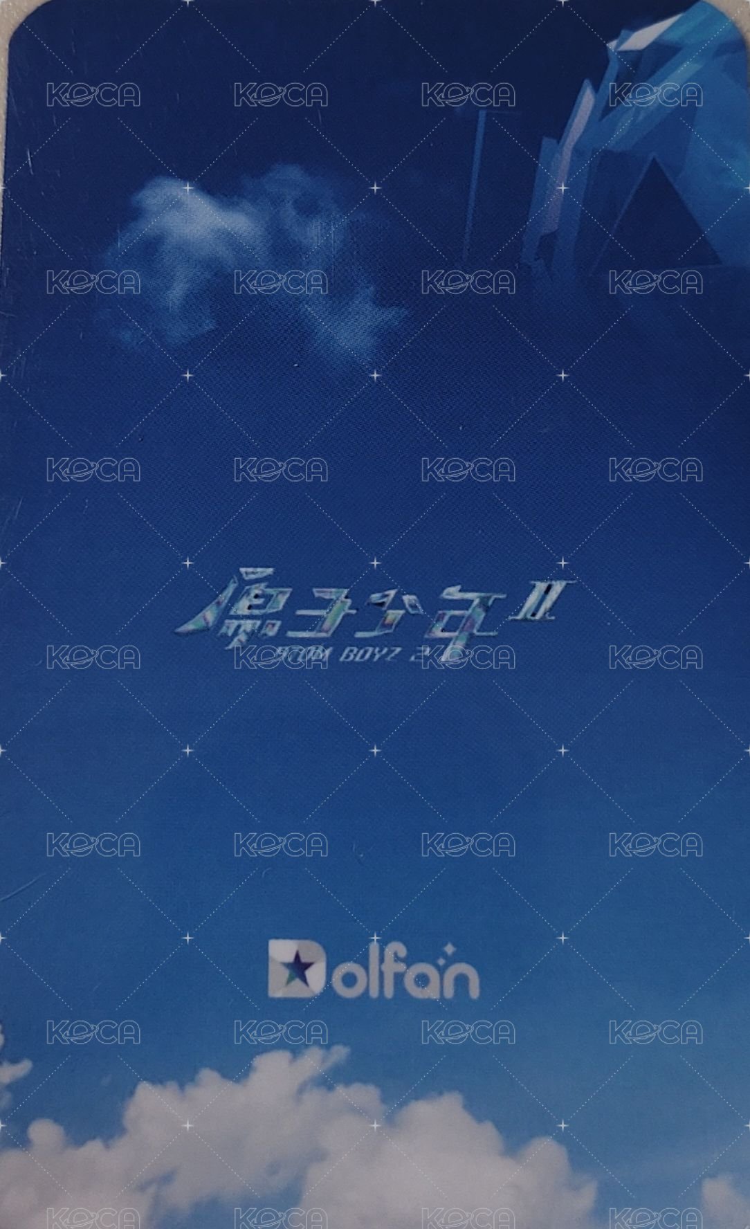 Dolfan 隨機卡 握手 背面