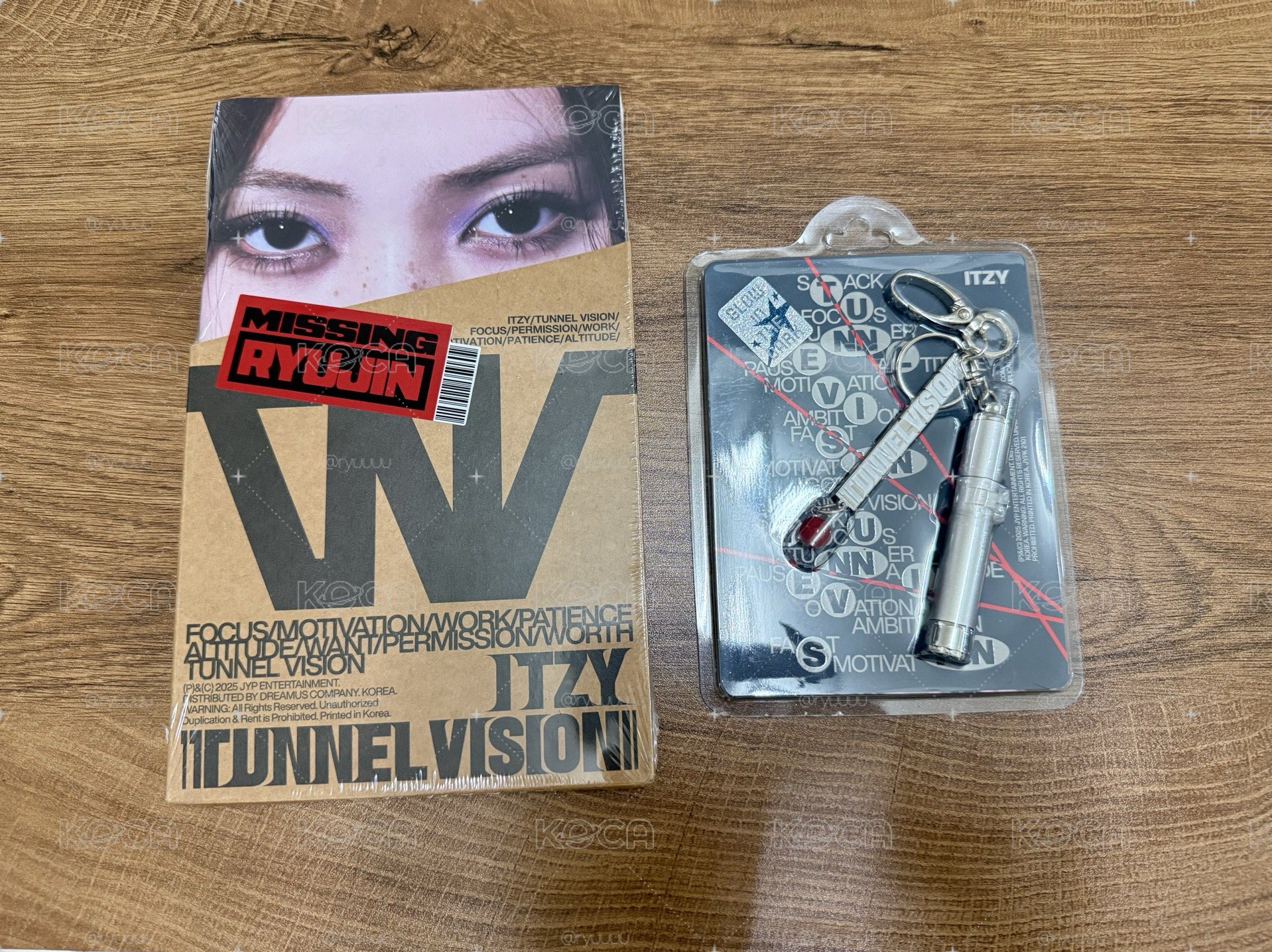 Itzy tnvs 未拆專