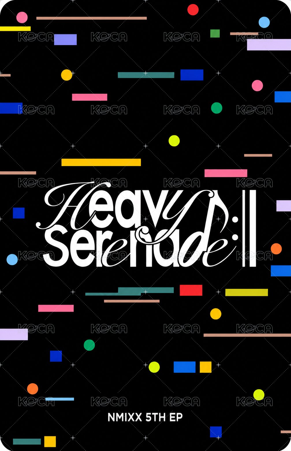 Heavy Serenade 普版 專輯卡 Serenade 背面