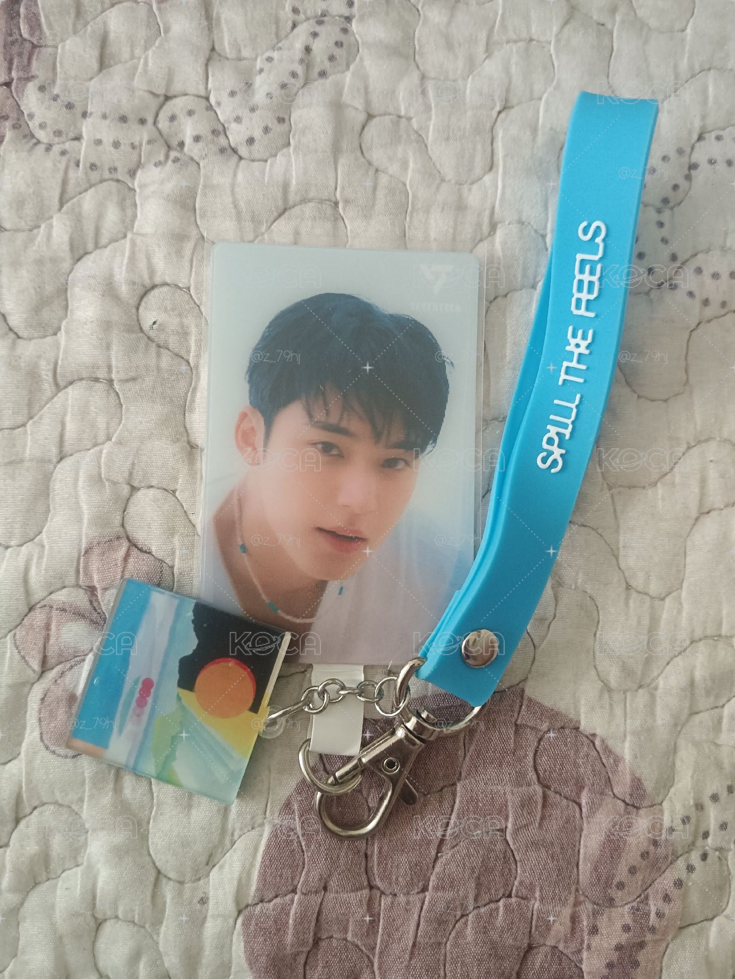 金珉奎 (MINGYU)手機掛繩夾片 全新未拆