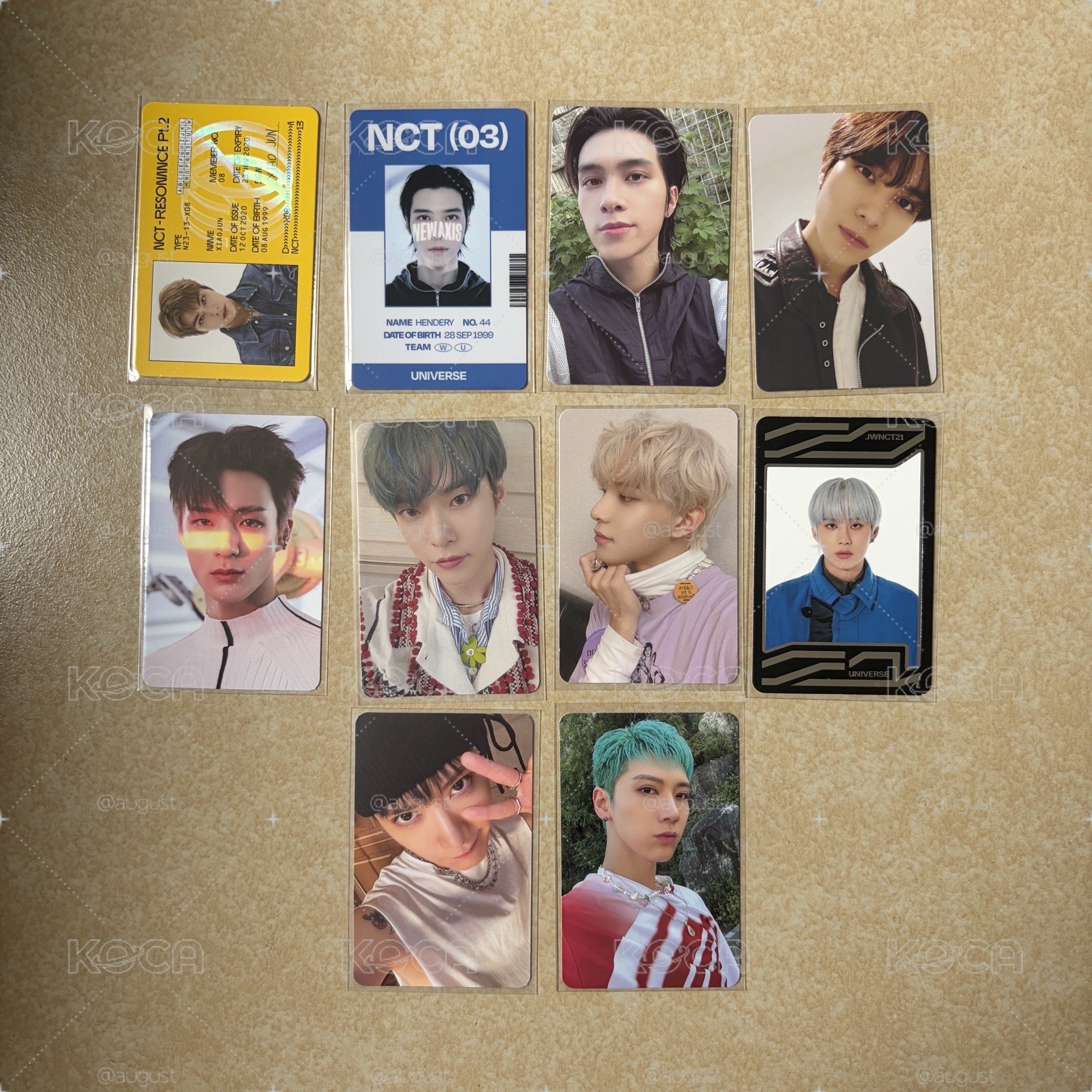 NCT 2020 2021 WayV 專卡