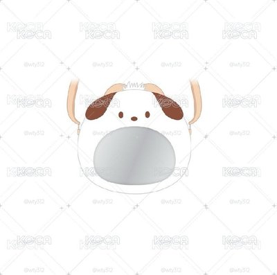 SKZOO三麗鷗 側背包 雙面絨毛 puppy m 帕洽狗
