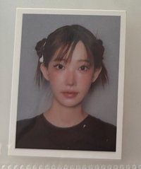 塔 綁髮證件照