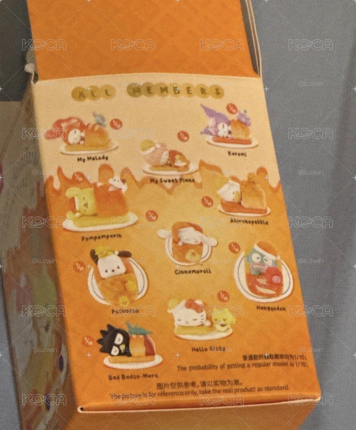 三麗鷗幸福烘焙系列盲盒KITTY酷企鵝貝克鴨