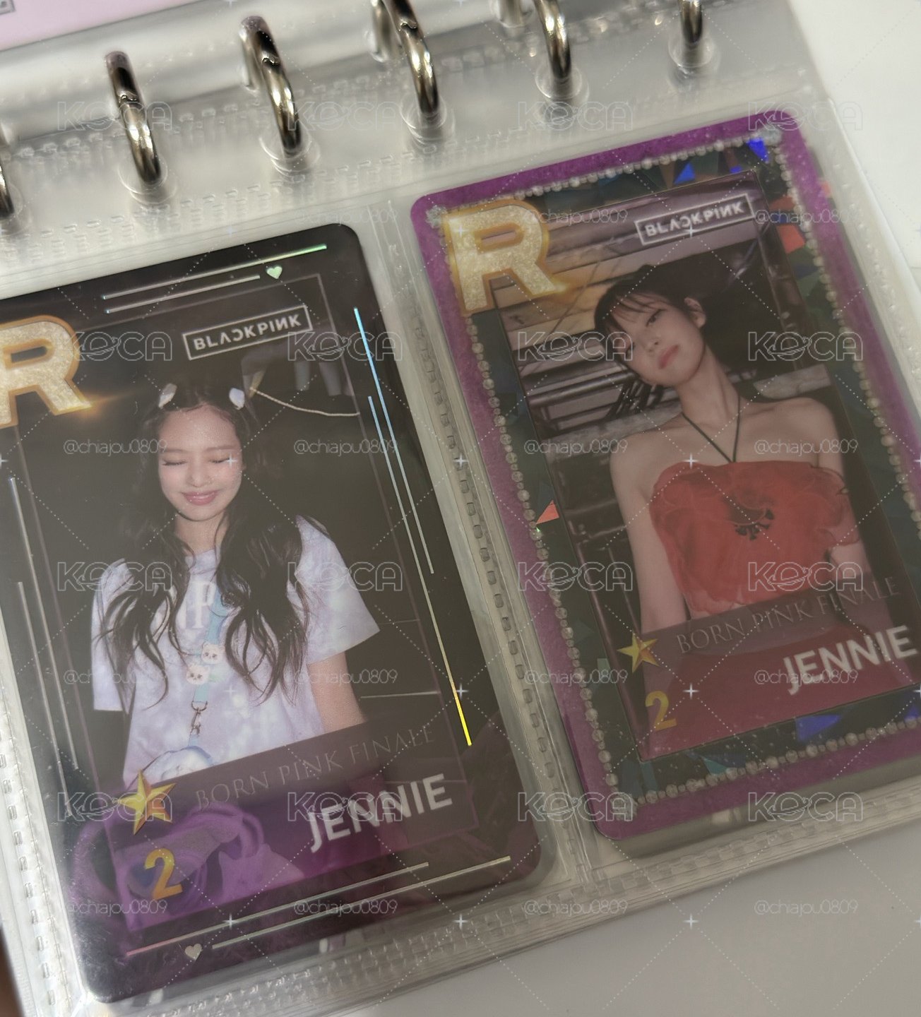 Jennie 各種特典卡 周邊卡