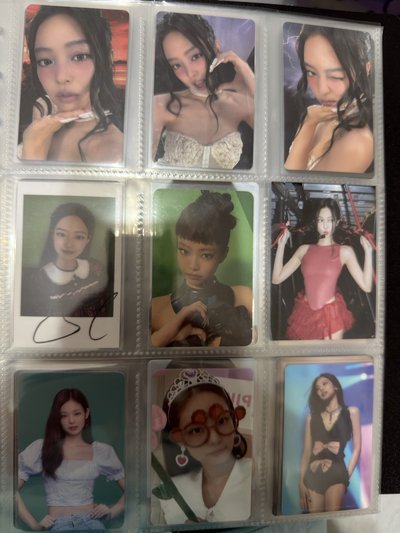 Jennie 各種特典卡 周邊卡