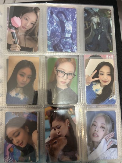 Jennie 各種特典卡 周邊卡