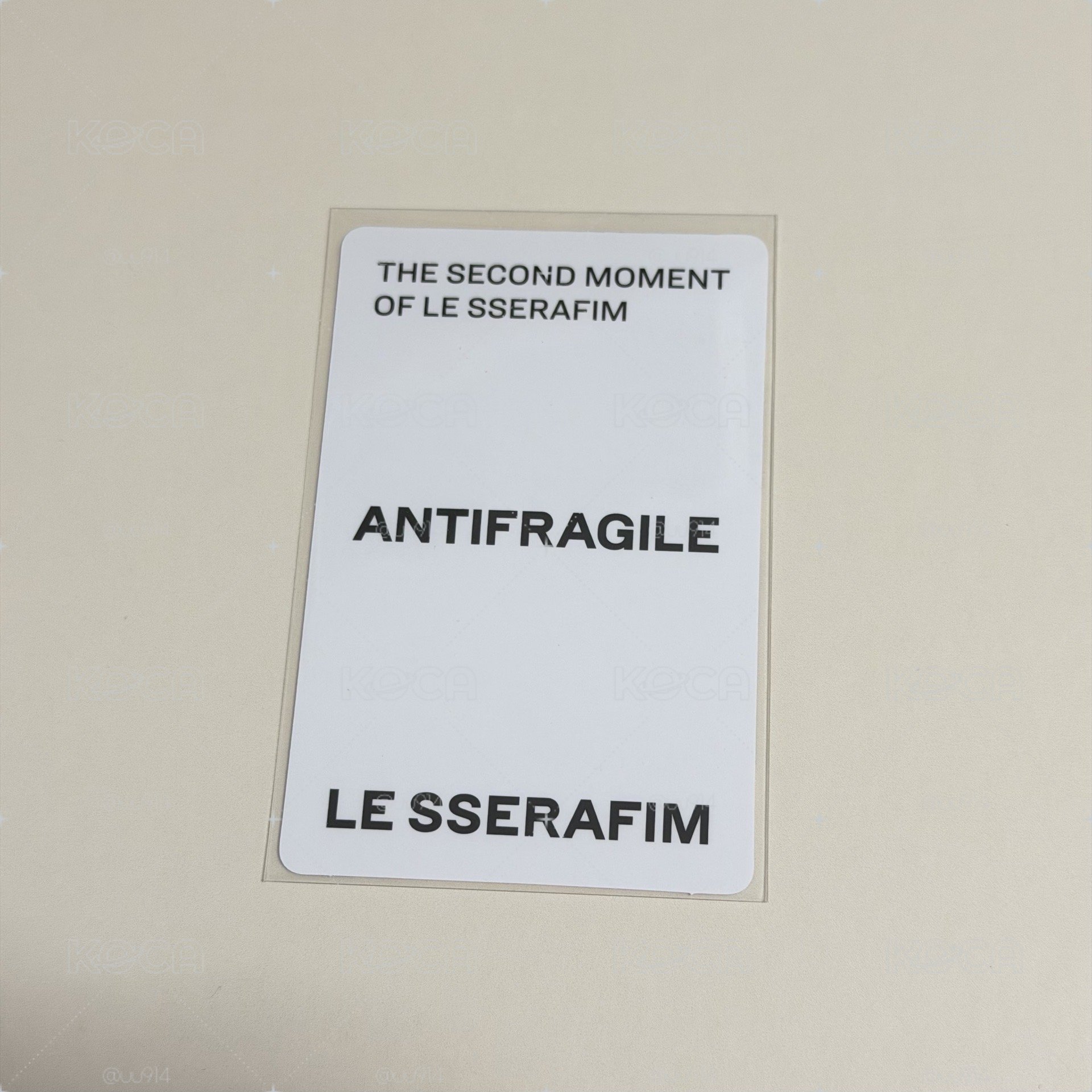 ANTIFRAGILE 專輯卡 葉