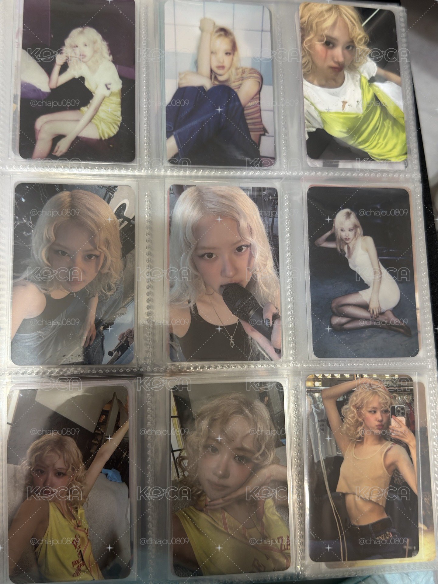 各種ROSÉ特典卡