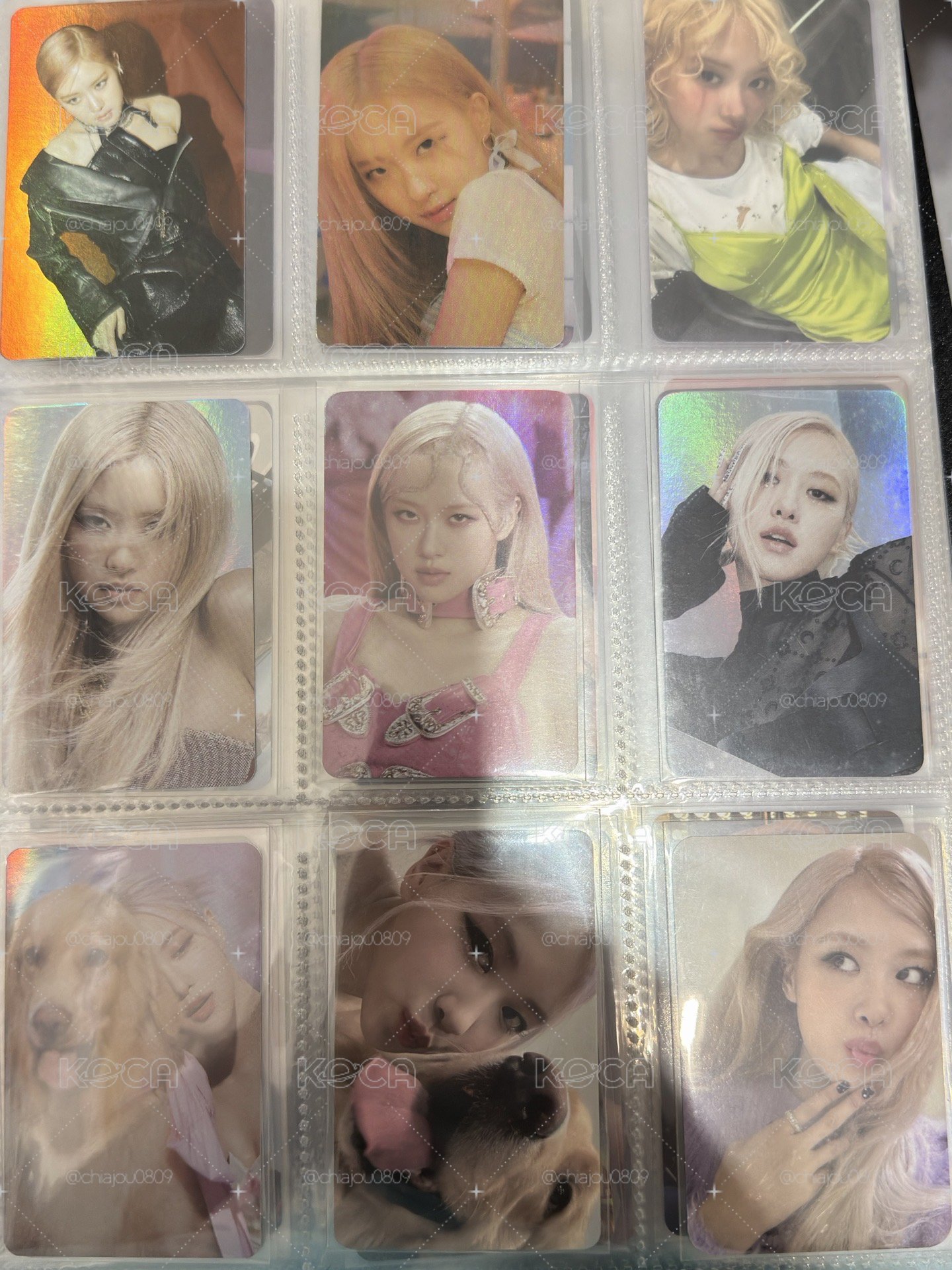 各種ROSÉ特典卡