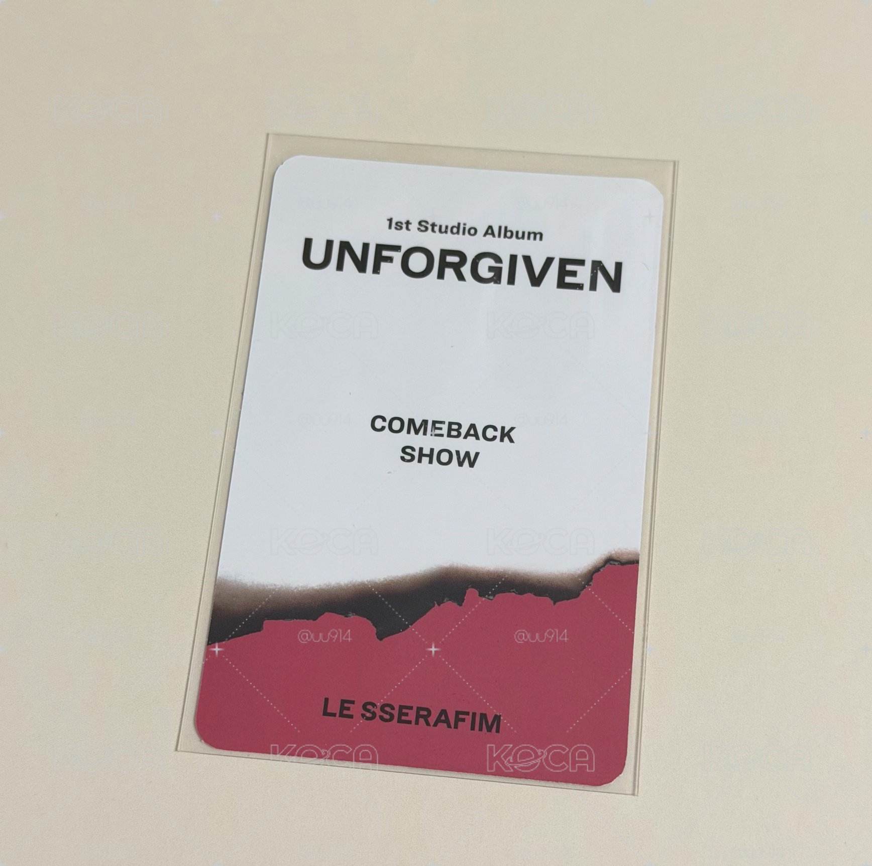 UNFORGIVEN YT直播卡 B 葉
