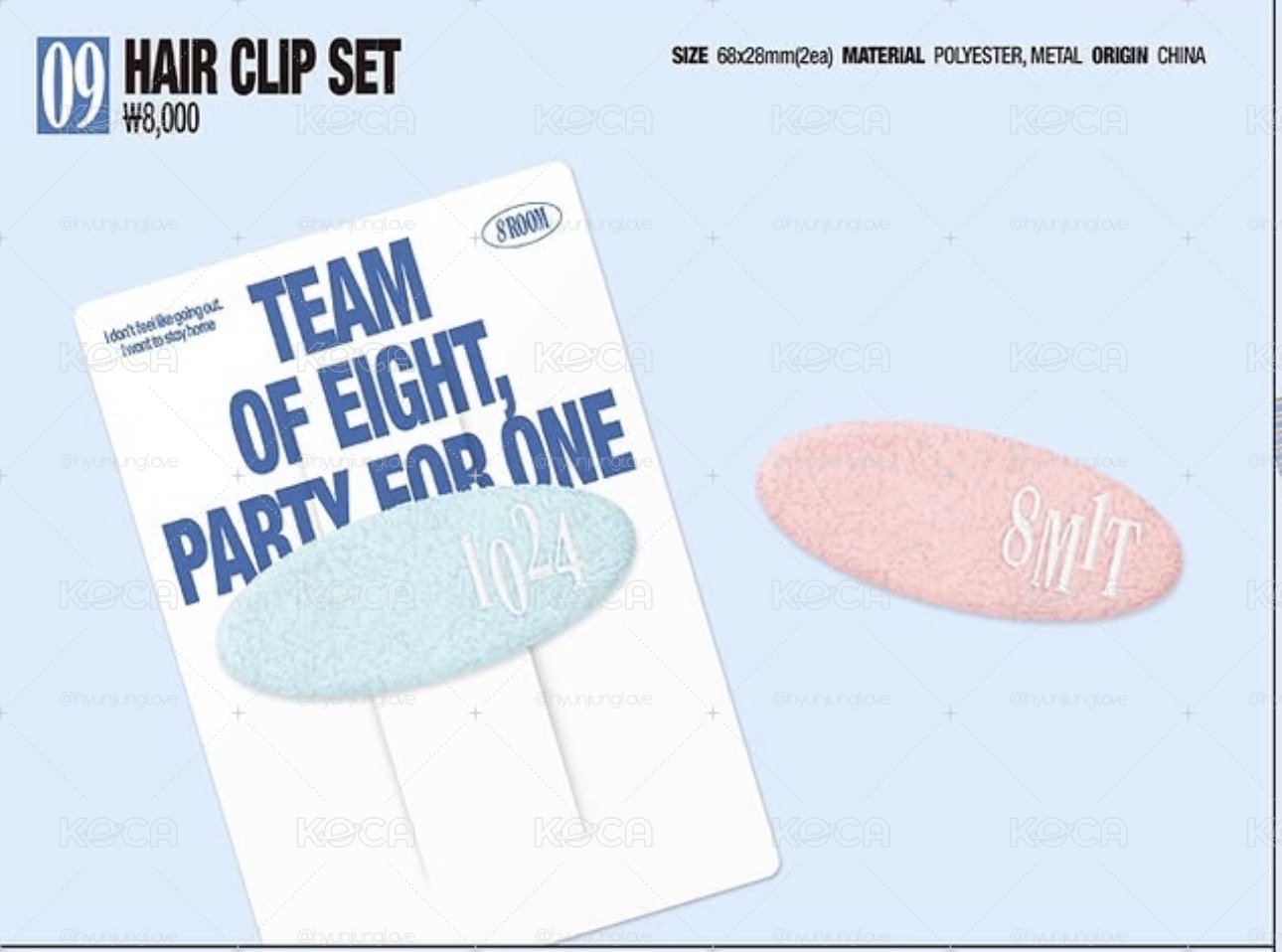 8ROOM 髮飾 Hair clip set