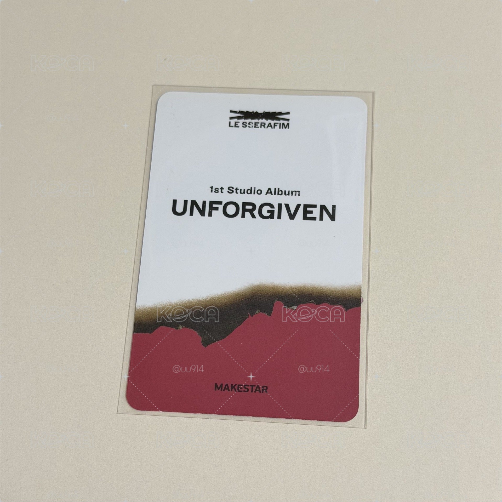 UNFORGIVEN ms簽售卡 葉
