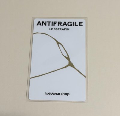 ANTIFRAGILE wvs2.0簽售卡  允