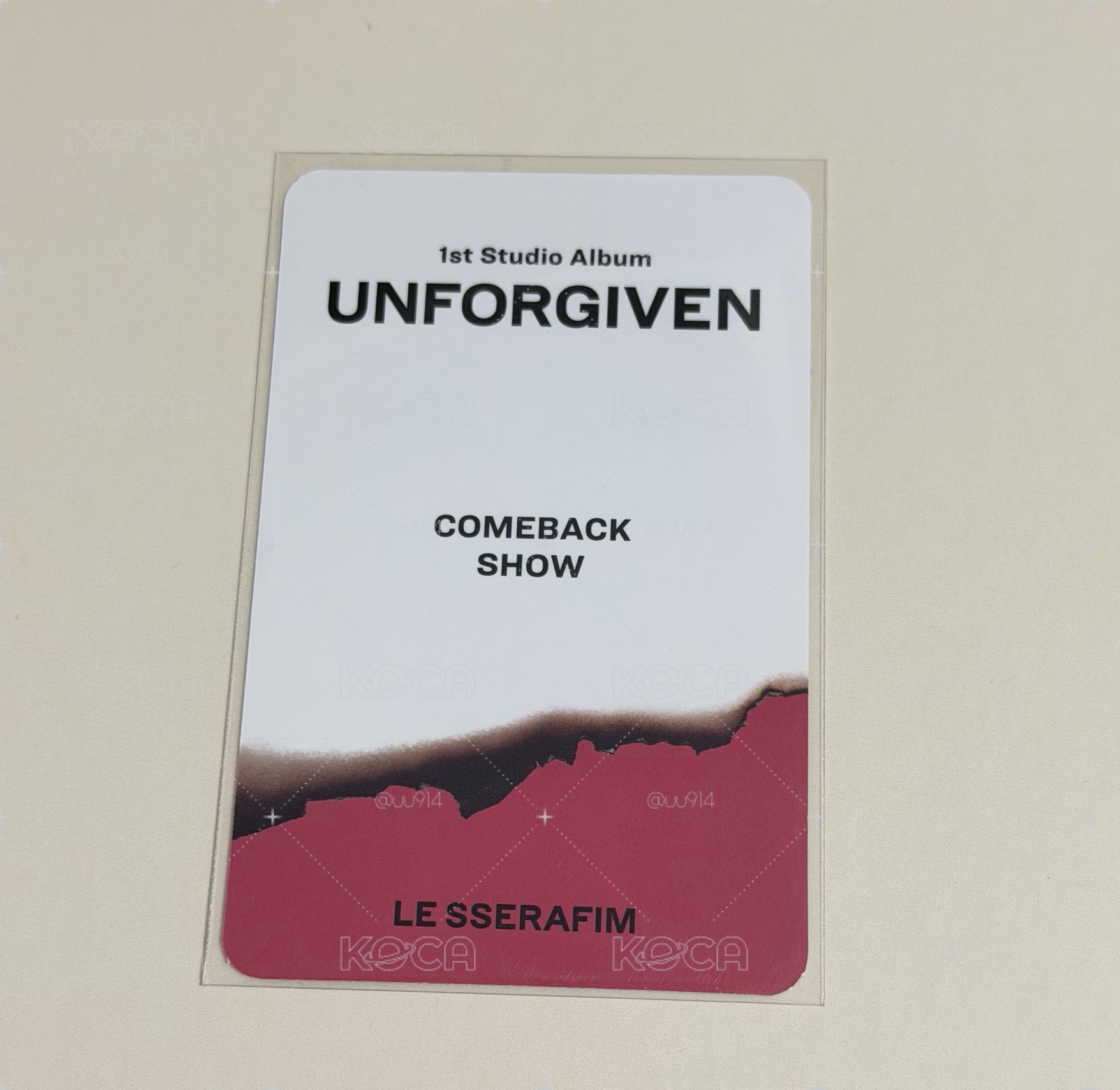 UNFORGIVEN YT 直播卡 B 允