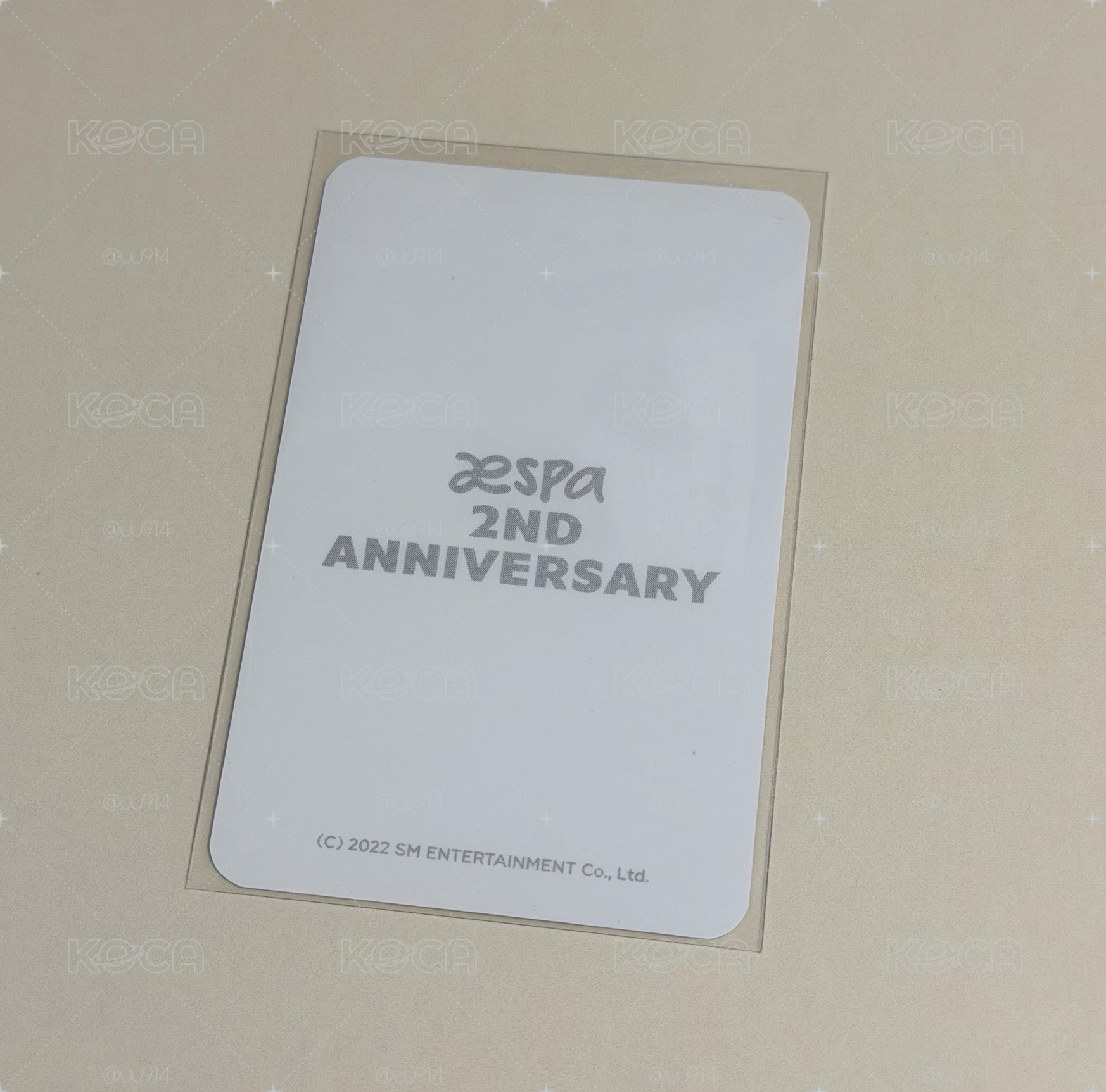 二周年周邊卡 髮夾吉