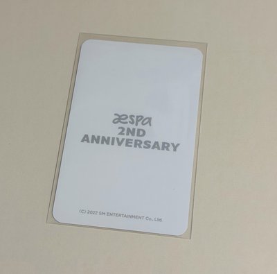 二周年周邊卡 髮夾吉