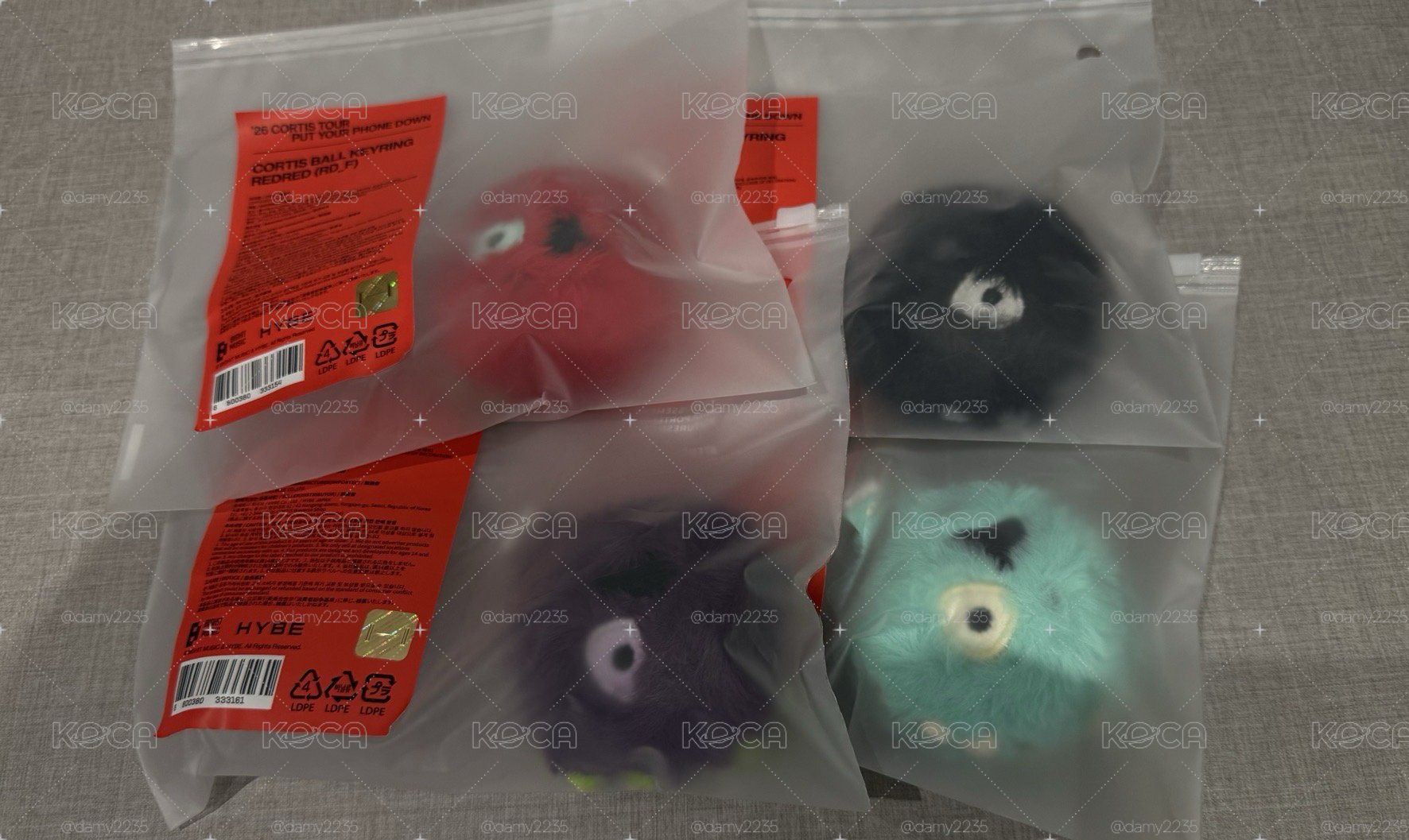 Cortis Ball Keyring 四色