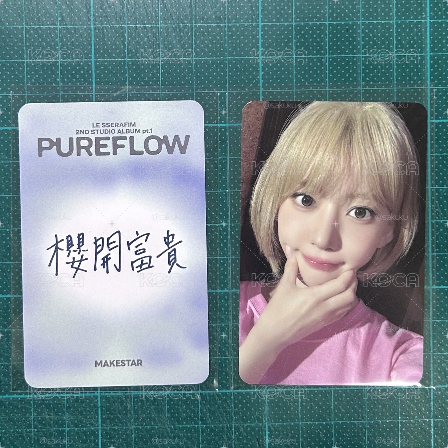 PUREFLOW ms 櫻花台北簽售卡 