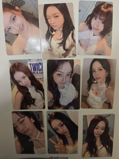 TWICE成員set 仁川DVD 小卡＆特典 