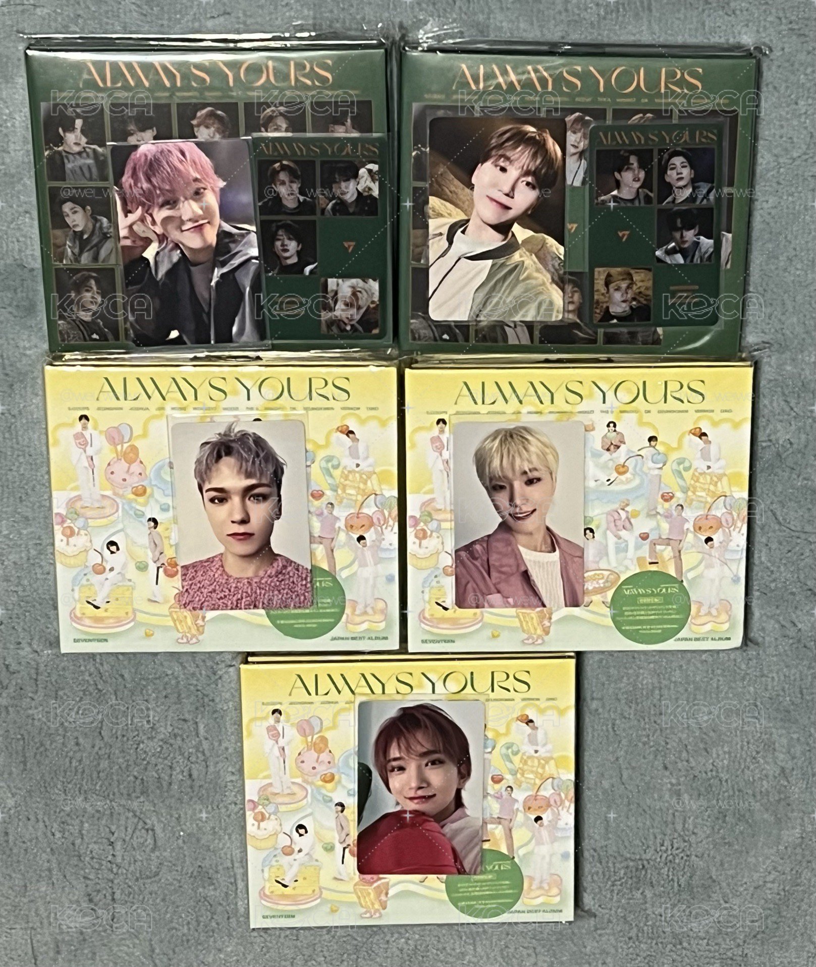 ALWAY YOURS C盤秀率燦+D盤秀寛 不拆