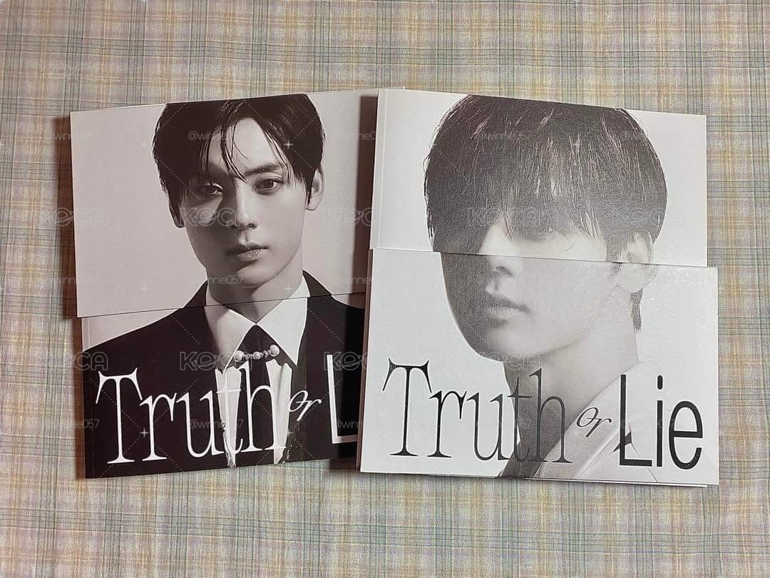 黃旼炫 truth or lie 黑白兩版空專 