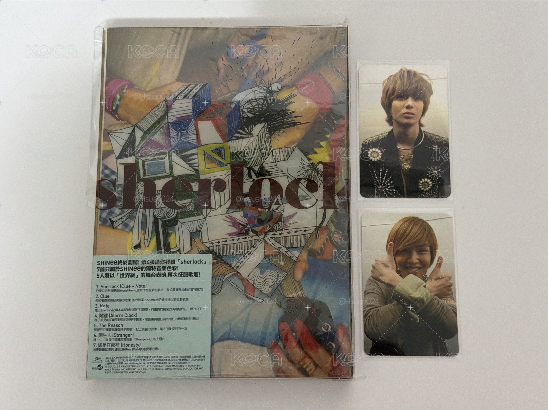 SHINee sherlock 全專(泰民卡+溫流卡)