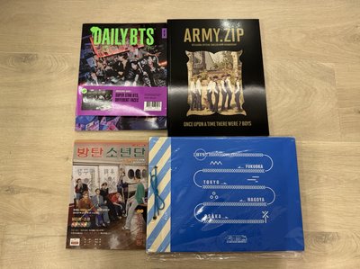 BTS 防彈少年團 日三期FM 剪貼簿加3本寫真 V 金泰亨 朴智旻 田柾國 （全新）
