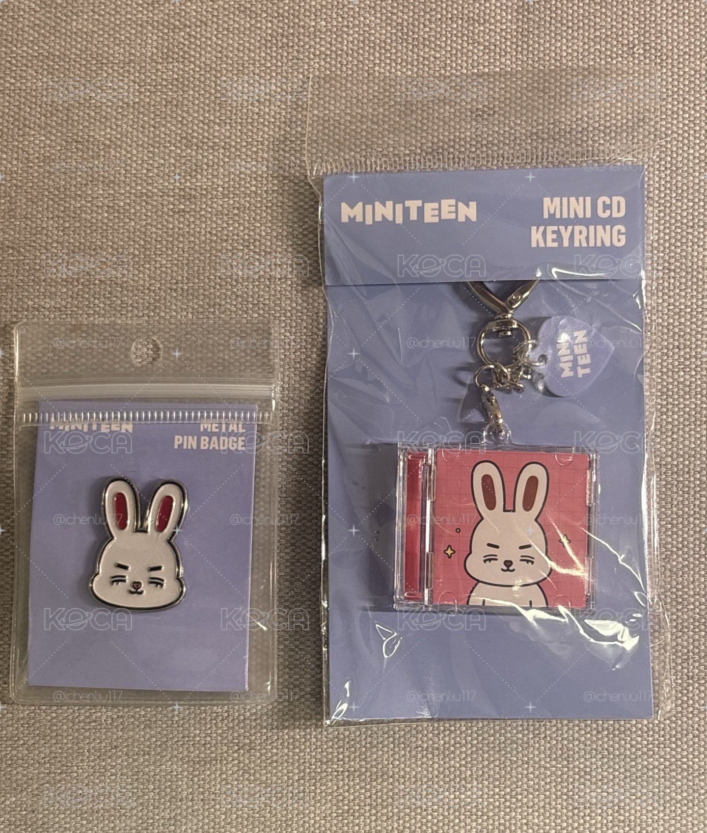 Miniteen 哲 S.coups CHOITCHERRY 徽章、CD 吊飾