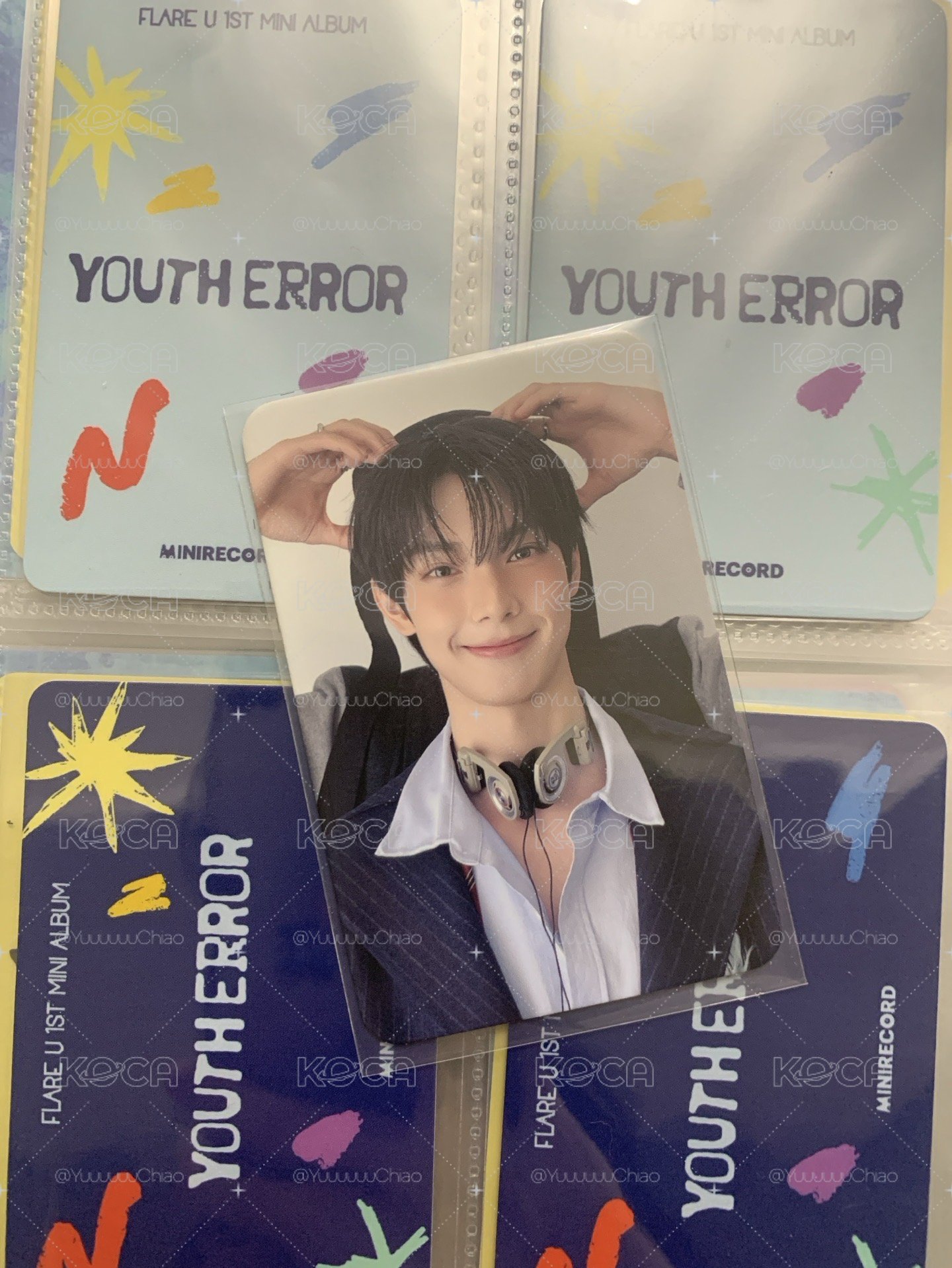 YOUTH ERROR 指偶 周邊卡