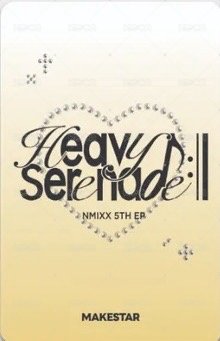 Heavy Serenade ms 合影 8.0 東京 簽售卡 視訊通話 背面