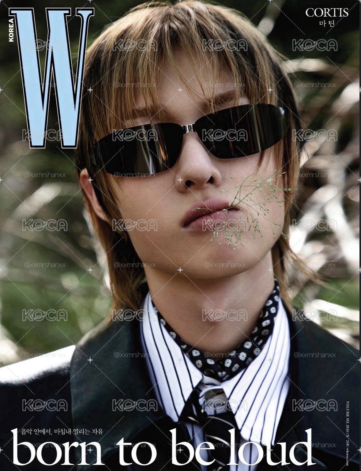 W Korea 雜誌 主訓 乾鎬 馬丁