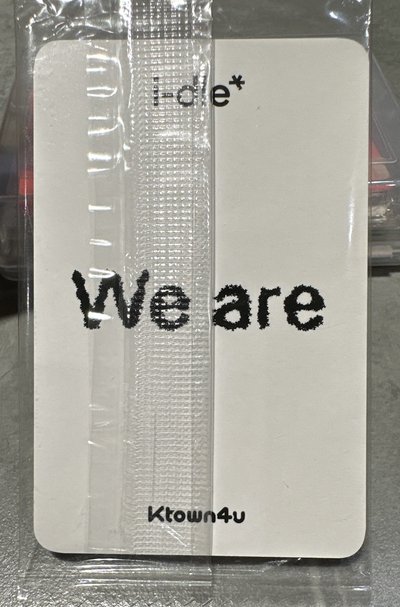 we are k4特典麵