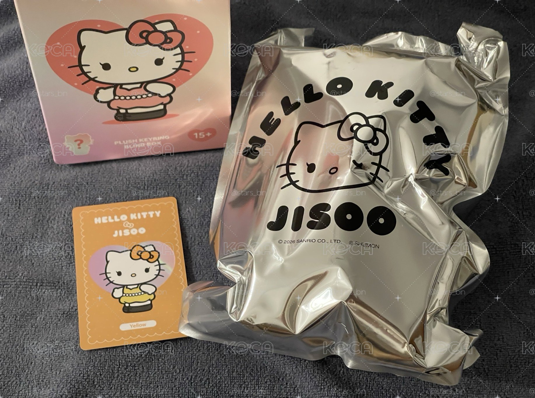 Jisoo Kitty聯名吊飾娃