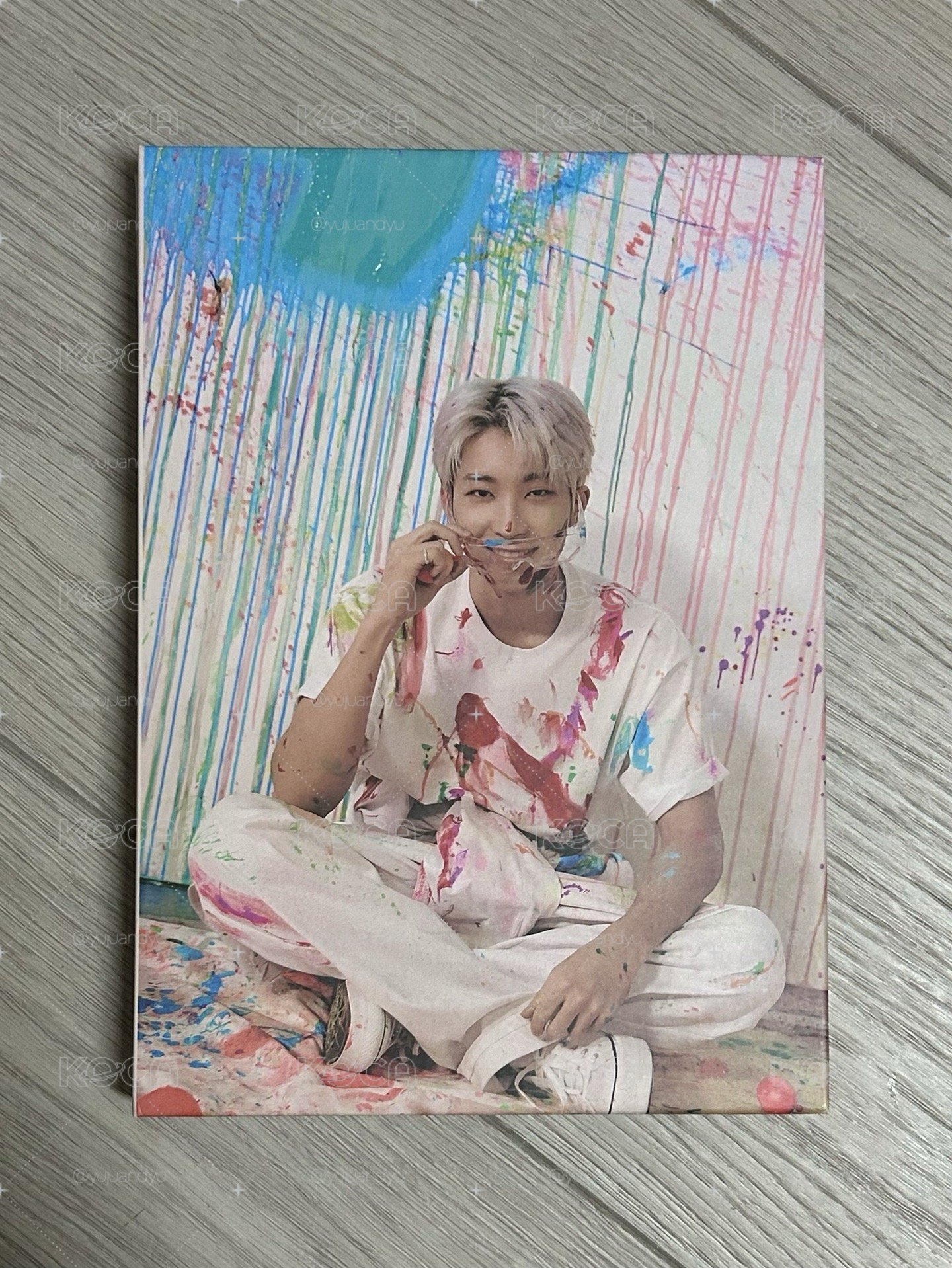 油彩克拉盤 圓佑 含固卡