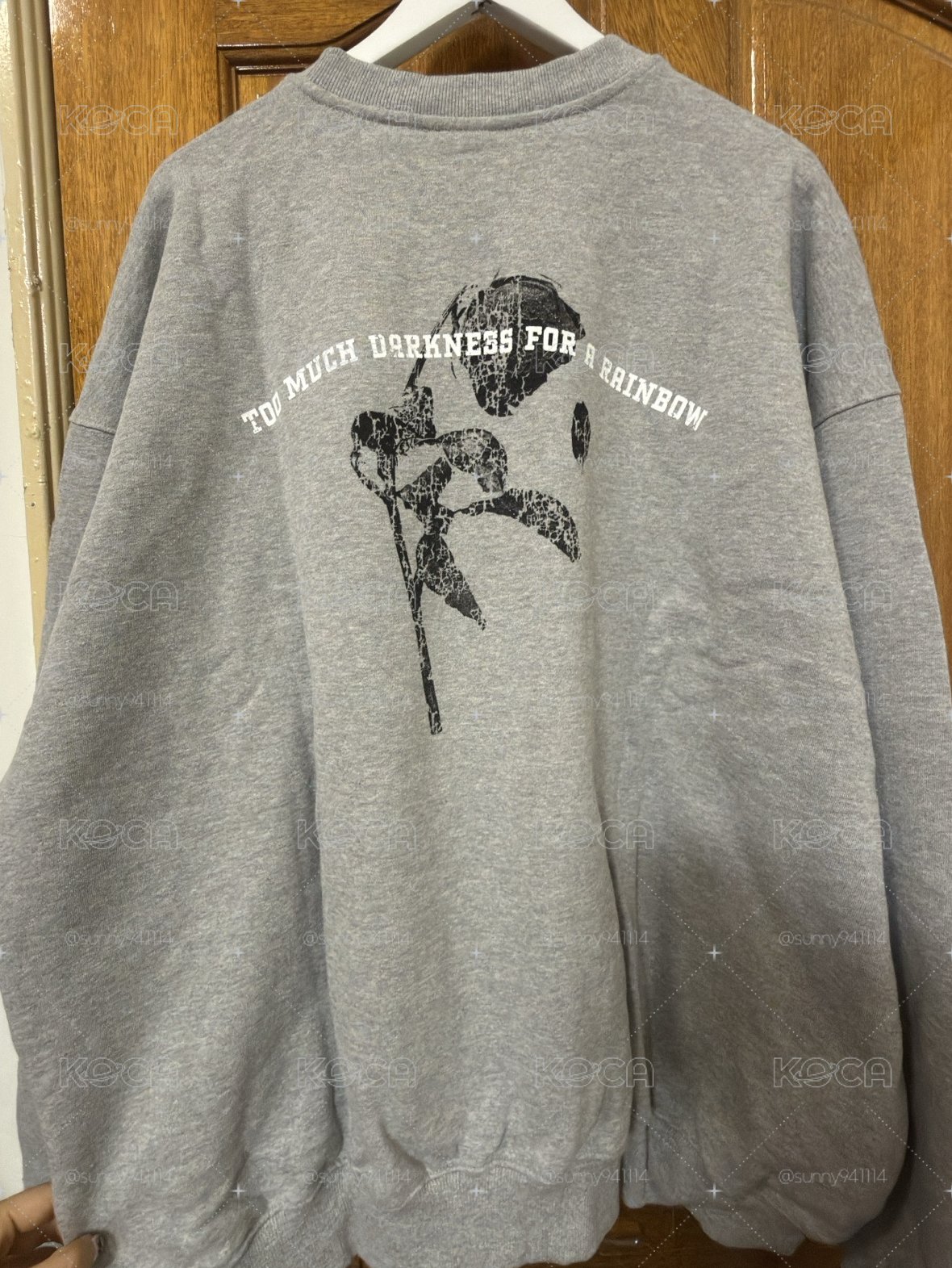 ROSÉ GONE sweatshirts(L)