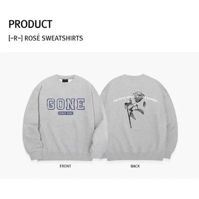 ROSÉ GONE sweatshirts(L)