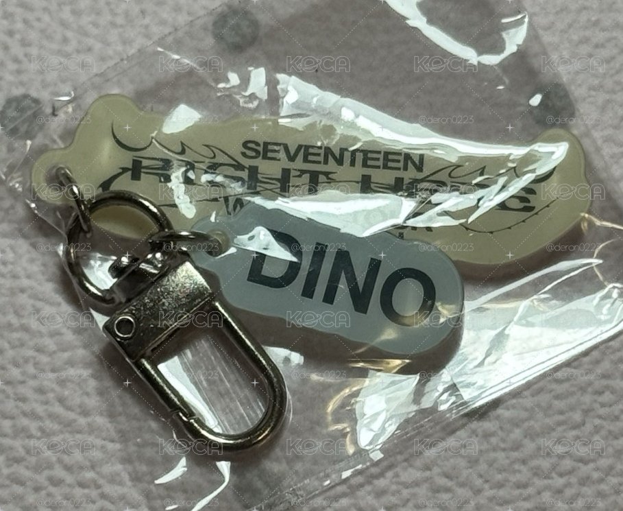 SEVENTEEN DINO RIGHT HERE 扭蛋吊飾