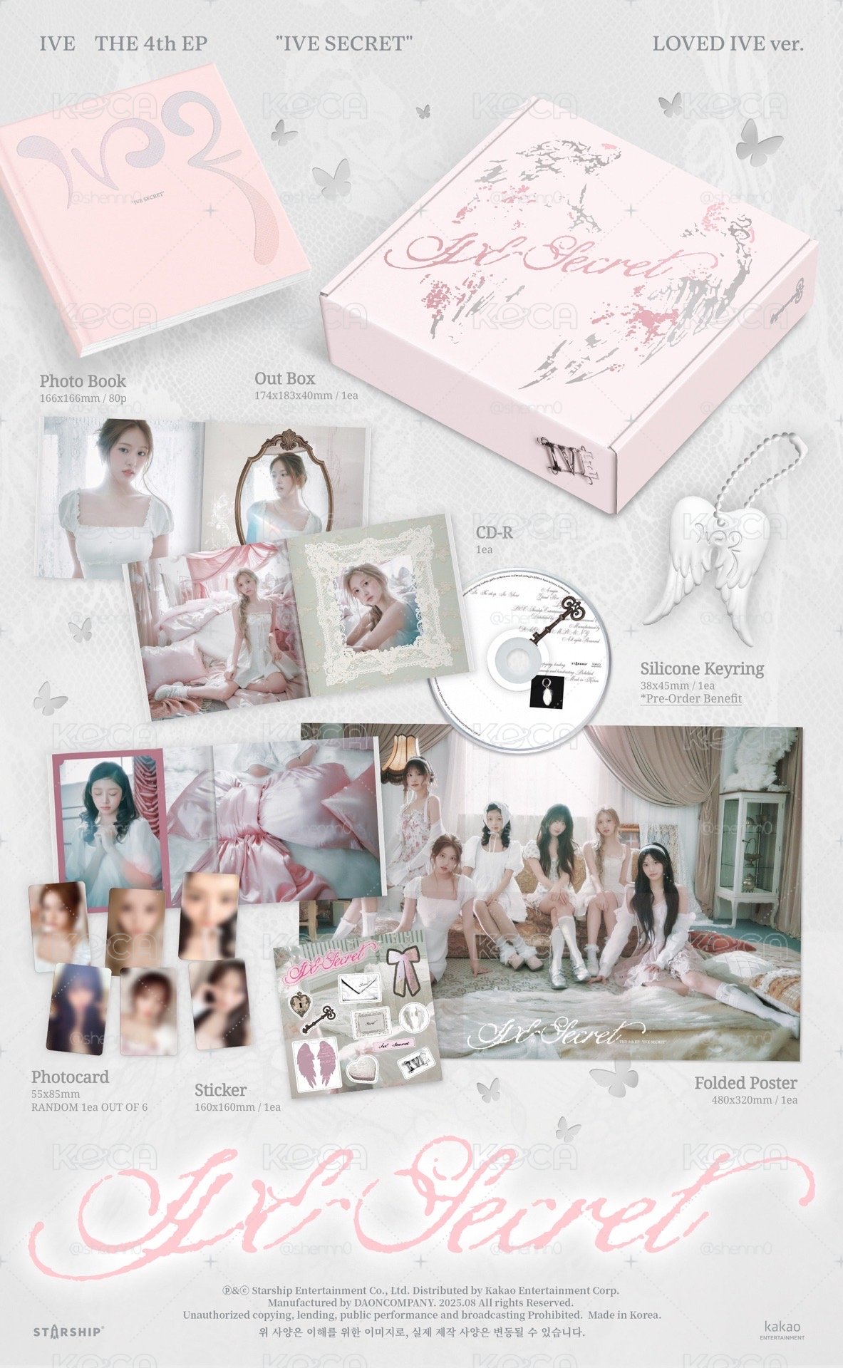 IVE SECRET 專輯 LOVED IVE ver. 全專